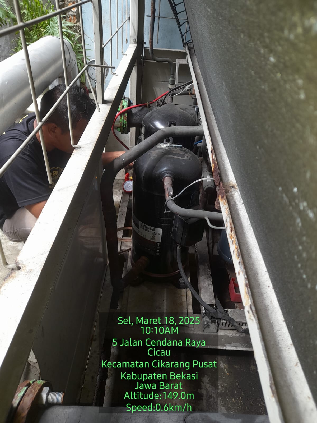 Maintenance dan perbaikan watter chiller dan cooling tower – 5